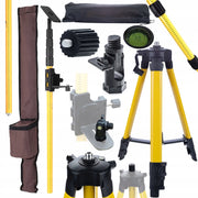 Asta e Stativo per Livella Laser Rosfix – Altezza Regolabile 420cm + 43-120cm | Adattatori 5/8” e 1/4”