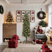 Albero di Natale artificiale con 300 LED Verde 180 cm 3394940