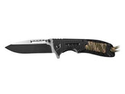 COLTELLO TATTICO PIEGHEVOLE LAMA IN ACCIAIO INOX  lama cm.21,5  26357    AUSONIA