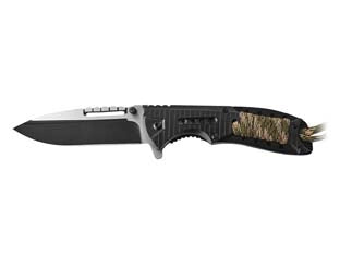 COLTELLO TATTICO PIEGHEVOLE LAMA IN ACCIAIO INOX  lama cm.21,5  26357    AUSONIA