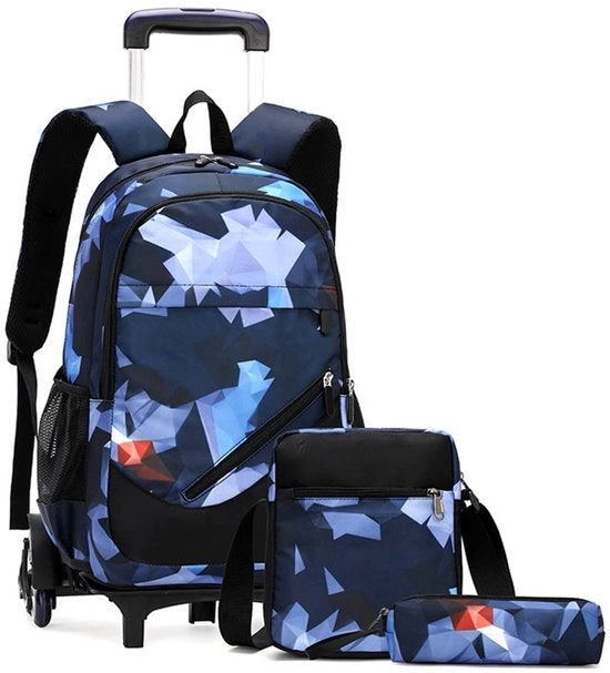 Carrello per Bambini - Zaino con Ruote - Comodo e Pratico - Unisex - Ideale per Scuola e Viaggi