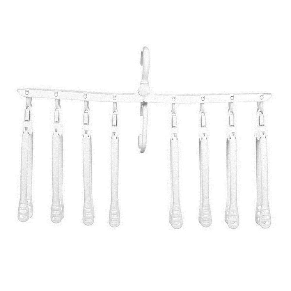 Trade Shop - Multi Grucce 8 In 1 Salva Spazio Appendiabiti Gruccia Organizza Armadio Casa 360 -