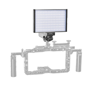 LED Niova 150 Bi Color Luce fotografica per video con batteria inclusa, lampada on-camera 15 W, temperatura colore regolabile 3200-566 K, dimmerabile