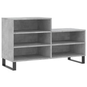 Scarpiera mobile contenitore per scarpe mobile per ingresso/corridoio/soggiorno 102 x 36 x 60 cm legno ingegnerizzato grigio 02_0021798