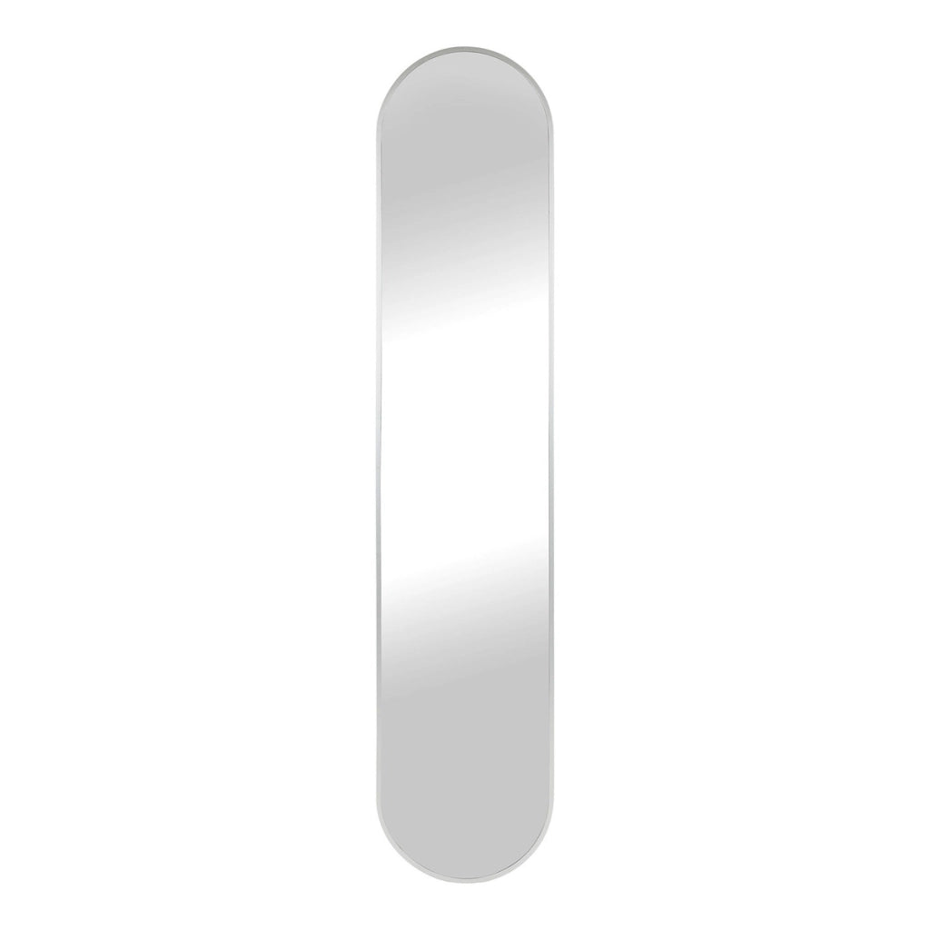 Specchio con Cornice Hennetved, Argento, Vetro, 3x35x170 cm