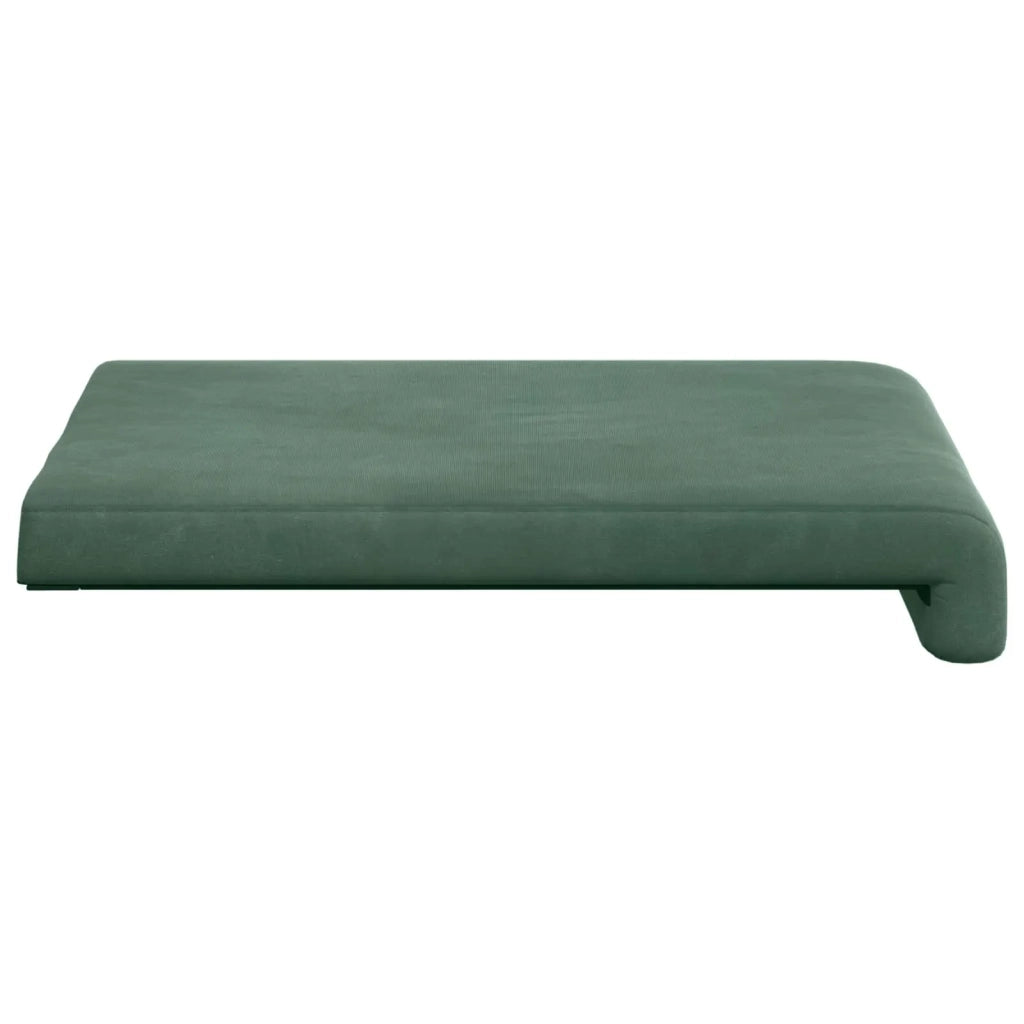 Cuscino per panchina 4 pcs Velluto Verde Mare Profondità 35 cm 42043109