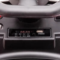 Macchina Elettrica per Bambini 18-48 Mesi Licenza Mercedes-Benz con Musica, Beige