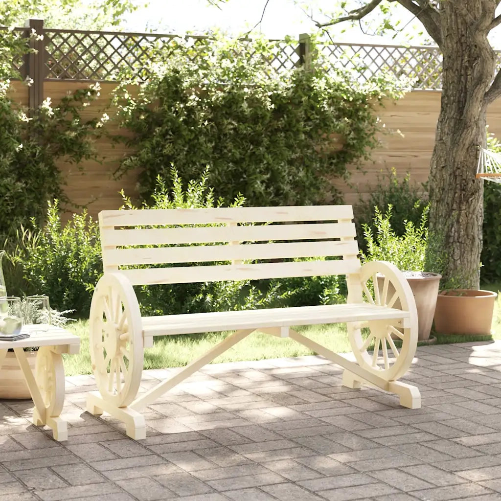 Panchina da Giardino | Panca da Giardino a 2 Posti in Legno Massello di Abete