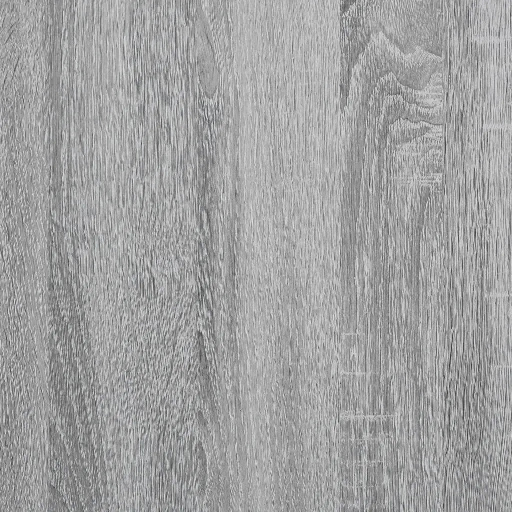 Schedario Grigio Sonoma 60x32x115 cm in Legno Multistrato