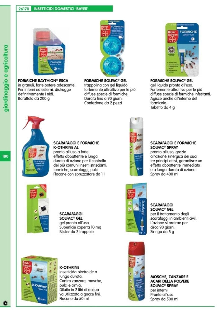 Bayer/Sbm Trappole Scarafaggi Fastion Gel Confezione 2Pz.