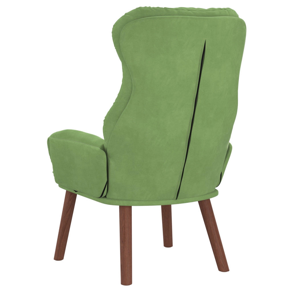 Poltrona Relax Light Green Velvet