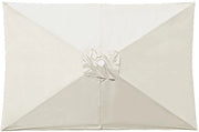 Parasole sostitutivo per 10ft x 6,5ft 6-ribs, protezione UV per piscina, giardino, giardino posteriore (solo parasole) - bianco sbrecciato - 2*3m