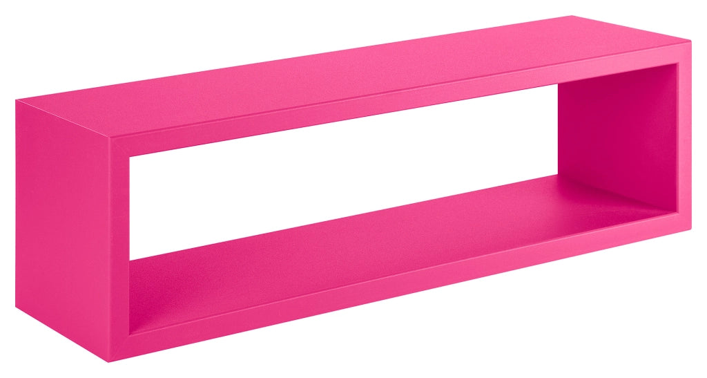 Mensola da Parete 60x18x15,5 cm in Fibra di Legno Regolo Fuxia