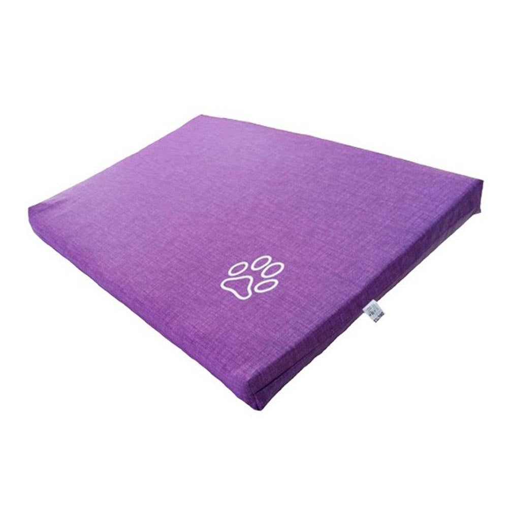 Materassino sfoderabile per animali viola lunghezza 105 cm