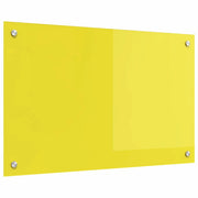 Schienale da cucina Giallo 80 x 50 cm vetro temperato 42001254