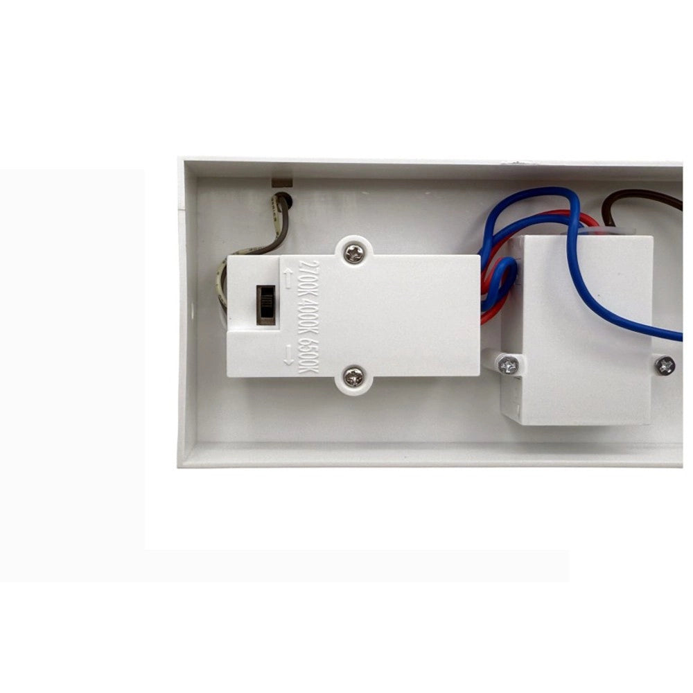 Trade Shop - Applique Per Esterno 10 W Con Sensore Pir Di Movimento Tecnologia Cct Ip54 Ss-esa-013c - Bianco