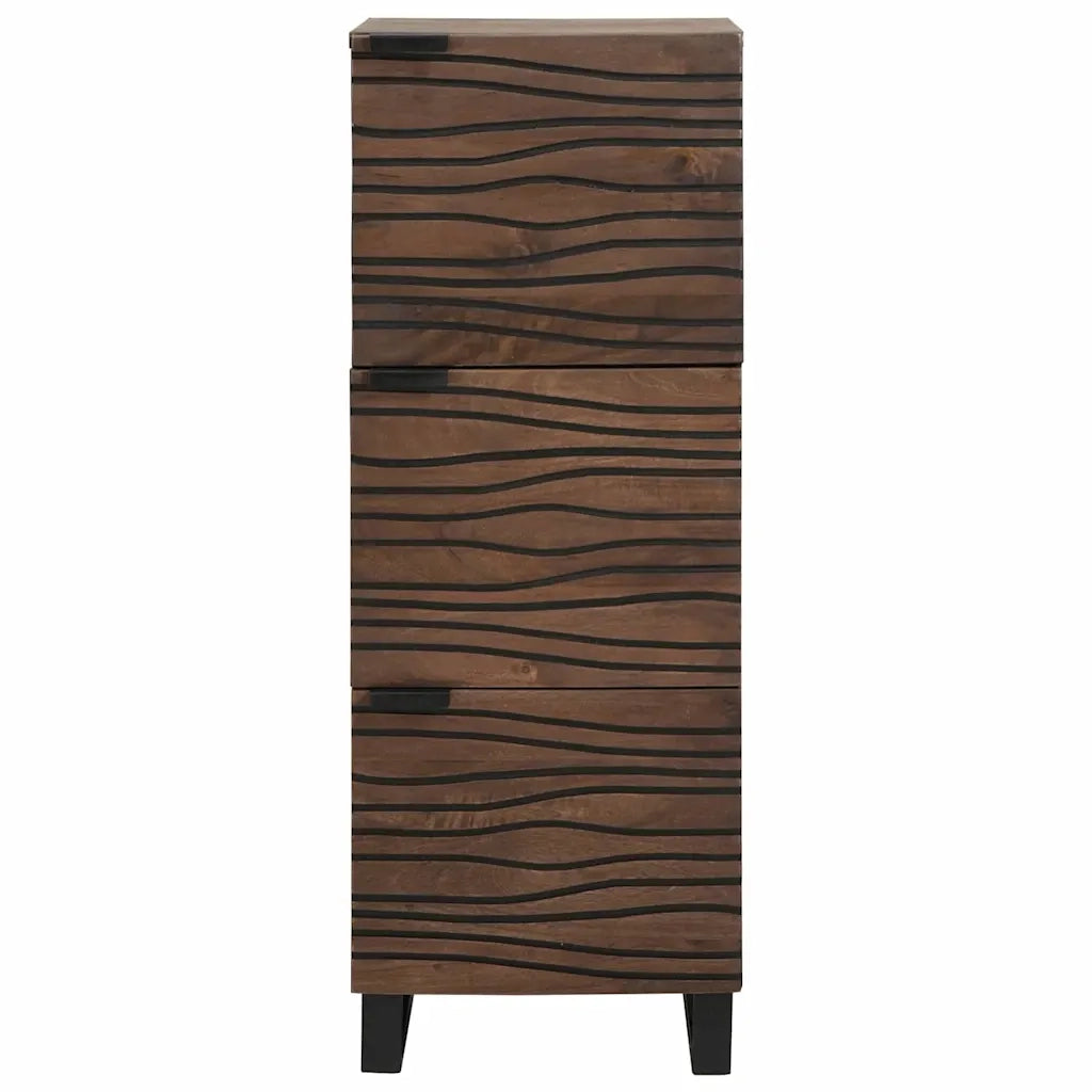 Credenza Marrone 40 x 33 x 110 cm legno massello di mango 4018037