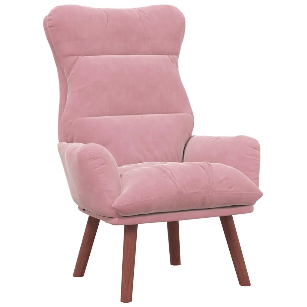 poltrona Rosa 69 x 74 x 93 cm Velluto 42001838