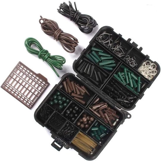 Accessori da Pesca Completo con Scatola da Tackle e Utensili per la Pesca