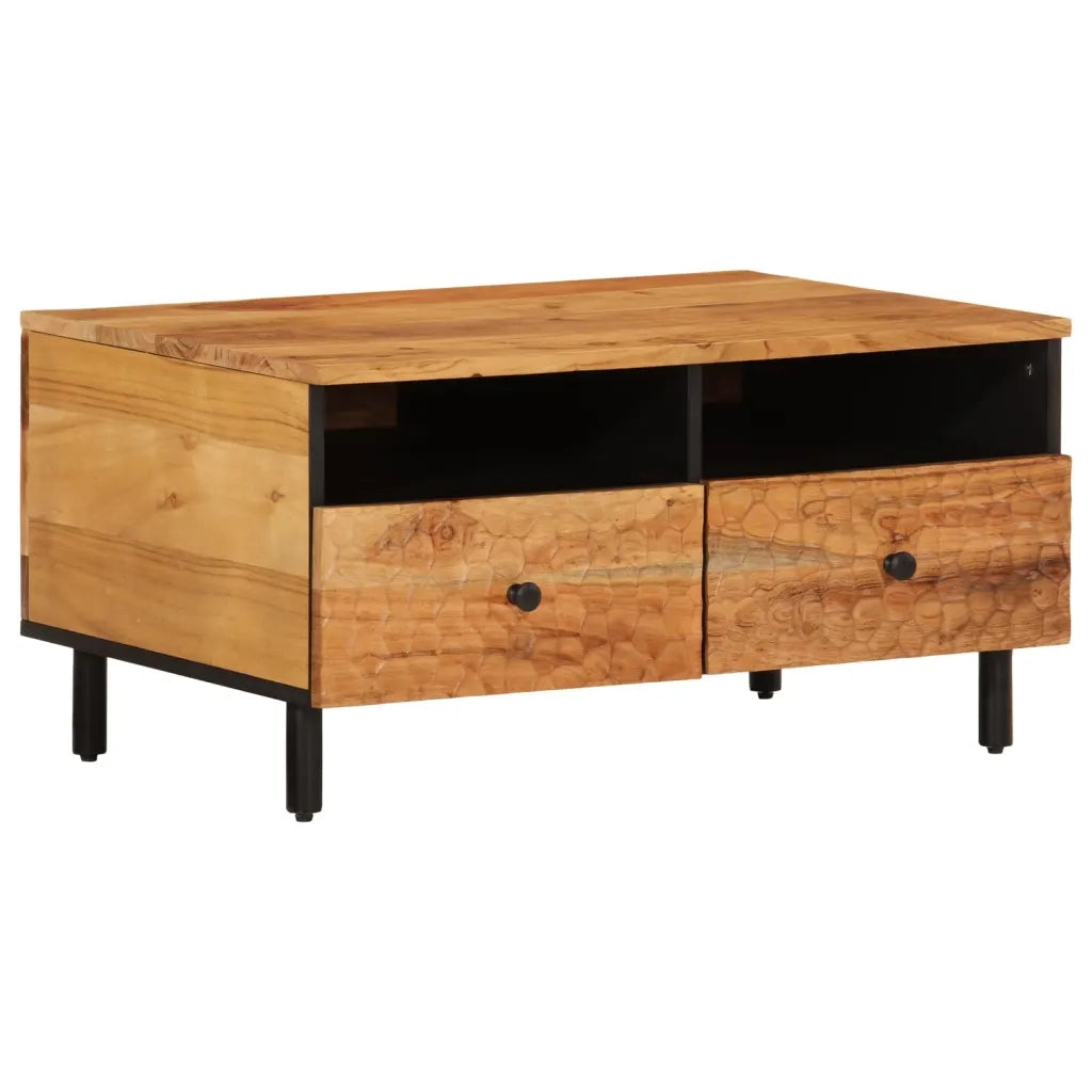 Tavolino da Salotto 80x54x40 cm in Legno Massello di Acaciacod mxl 87432