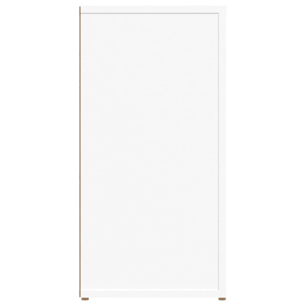 Buffet credenza cassettiera armadio mobile contenitore organizer per cucina soggiorno salotto 100 x 30 x 59,5 cm legno ingegnerizzato bianco 02_0030151