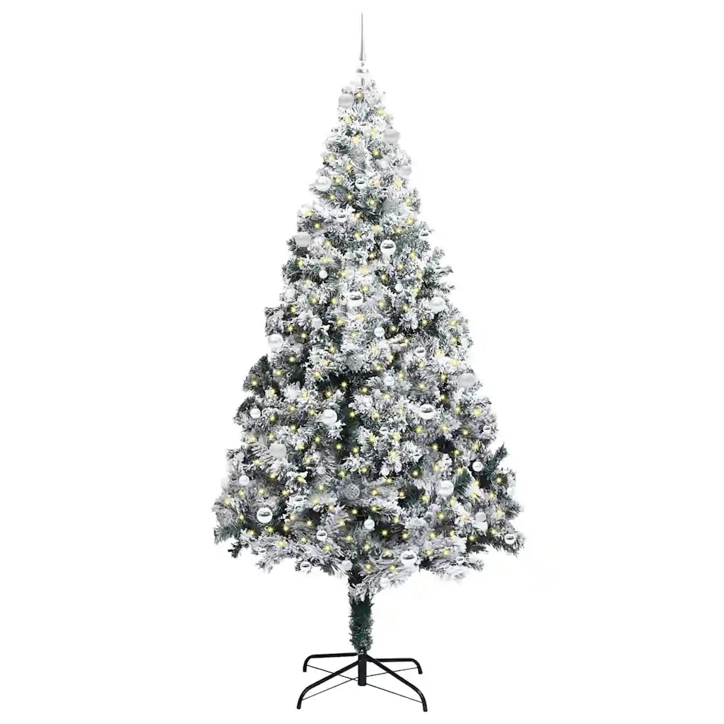 Albero di Natale artificiale con 300 LED Bianco 240 cm 3396985