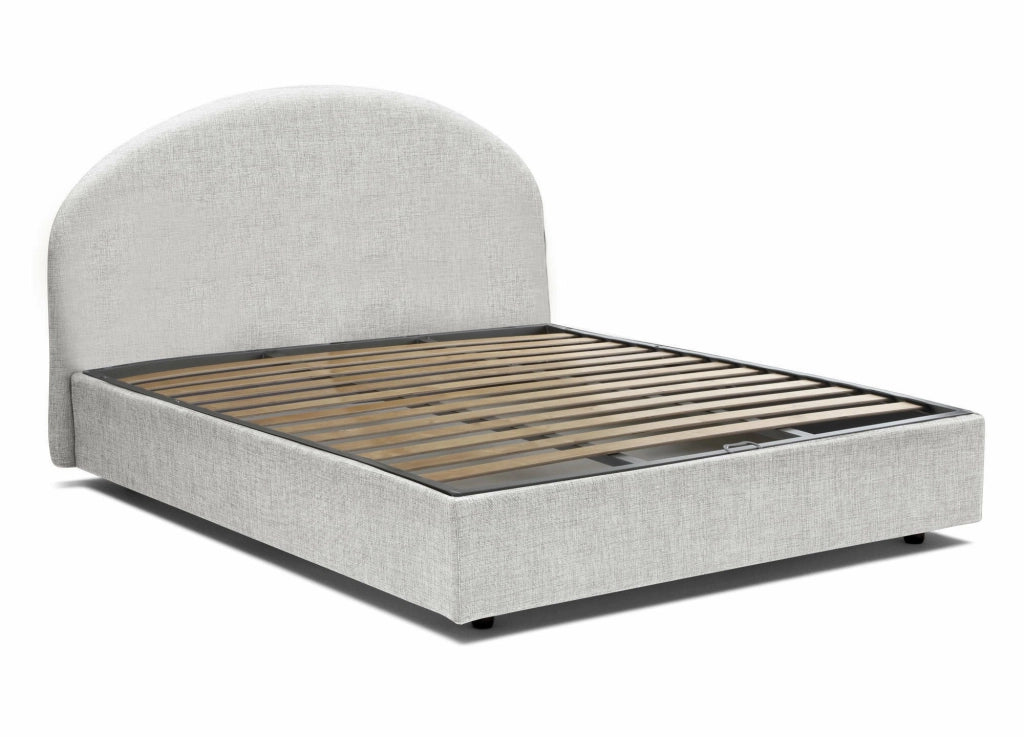 Letto Matrimoniale Melanite, Letto Matrimoniale Materasso Incluso Made in Italy, Bianco