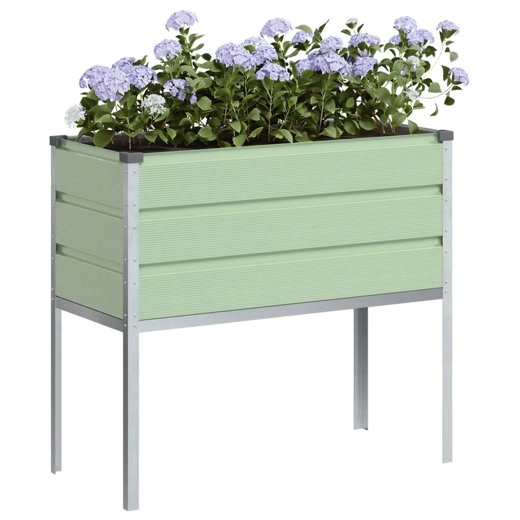 Fioriera Verde Pastello 100 x 45 x 90 cm Acciaio zincato 42018282