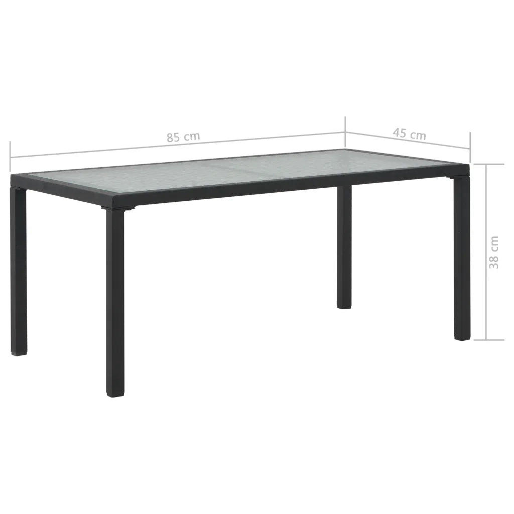 Set Divani da Giardino 3 pz con Cuscini in Polyrattan Grigio 44720