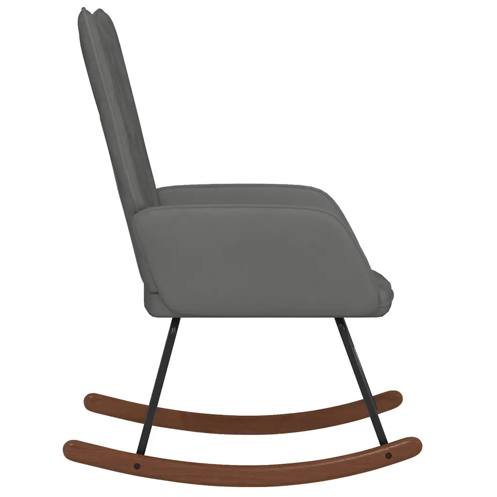 Sedia da Pranzo Grigio Scuro in Velluto cod mxl 38269