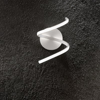 Applique Moderna Nest Metallo Bianco Acrilico Led 18W 3000K