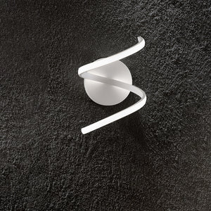 Applique Moderna Nest Metallo Bianco Acrilico Led 18W 3000K