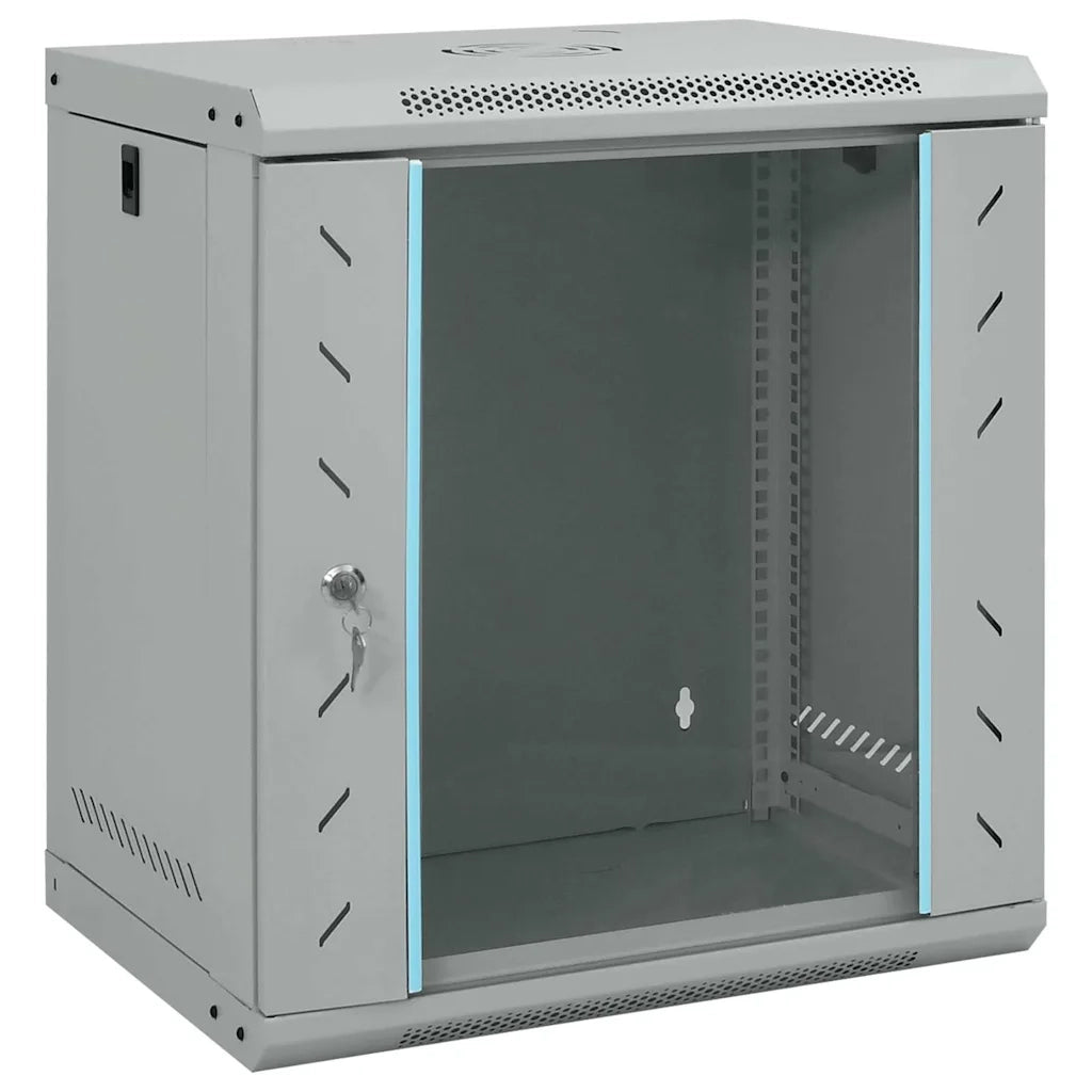 vidaXL Armadietto di rete Grigio 53 x 45 x 60 cm Acciaio