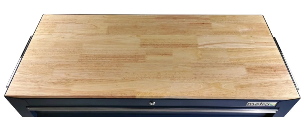 Carrello portautensili 7 cassetti e anta, con piano in legno grande