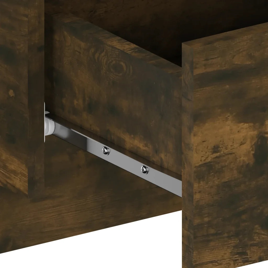 Comodini a Muro 2 pz Rovere Fumo cod mxl 31132