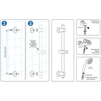 Saliscendi serie circe con risparmio acqua