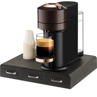 Porta Capsule Caffè Professionale 3 Cassetti Station Organizer Bar Caffetteria