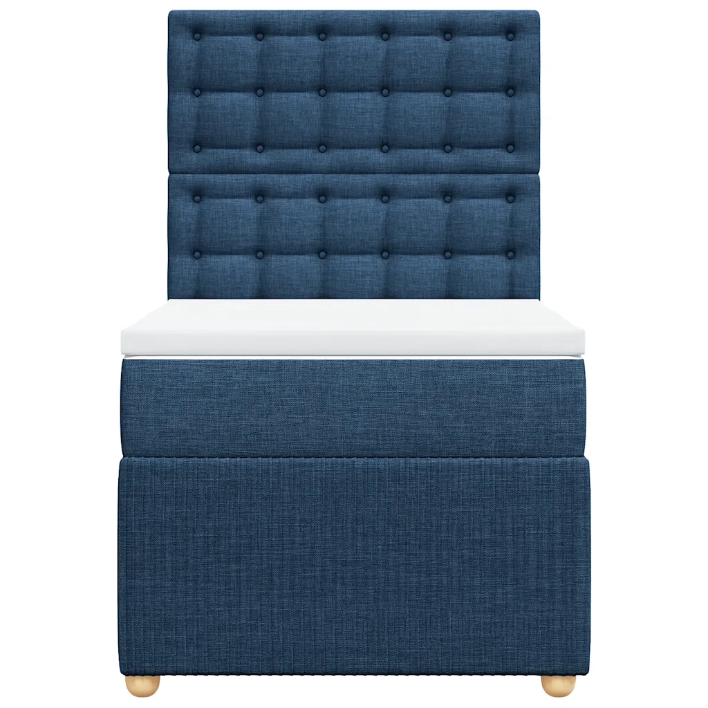 Giroletto a Molle con Materasso Blu 90x200 cm inTessuto 3291959
