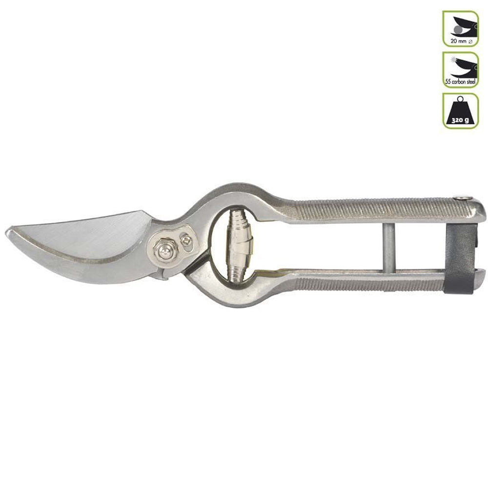 Forbice forgiata by-pass per potare cm 21 verdemax cesoia per piante