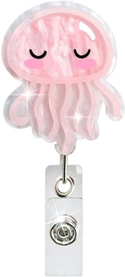 ID-kaarthouder con clip retrattile - ID-kaarthouder per infermieri - badge personalizzabile per medici e personale - regalo per studenti - compatibile con 8 pezzi - nero.