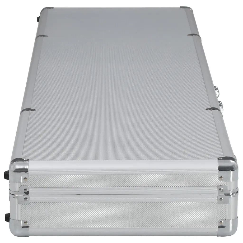 Custodia per Pistola Argento 134x35x12 cm in Alluminio 91860