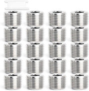 Set di Placche di Accoppiamento in Acciaio Inossidabile per Tubi 1/4" BSP - Set da 10 pezzi