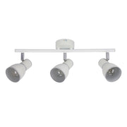 Plafoniera Candellux FIDO 93-63403 3xE14 metallo bianca/argento