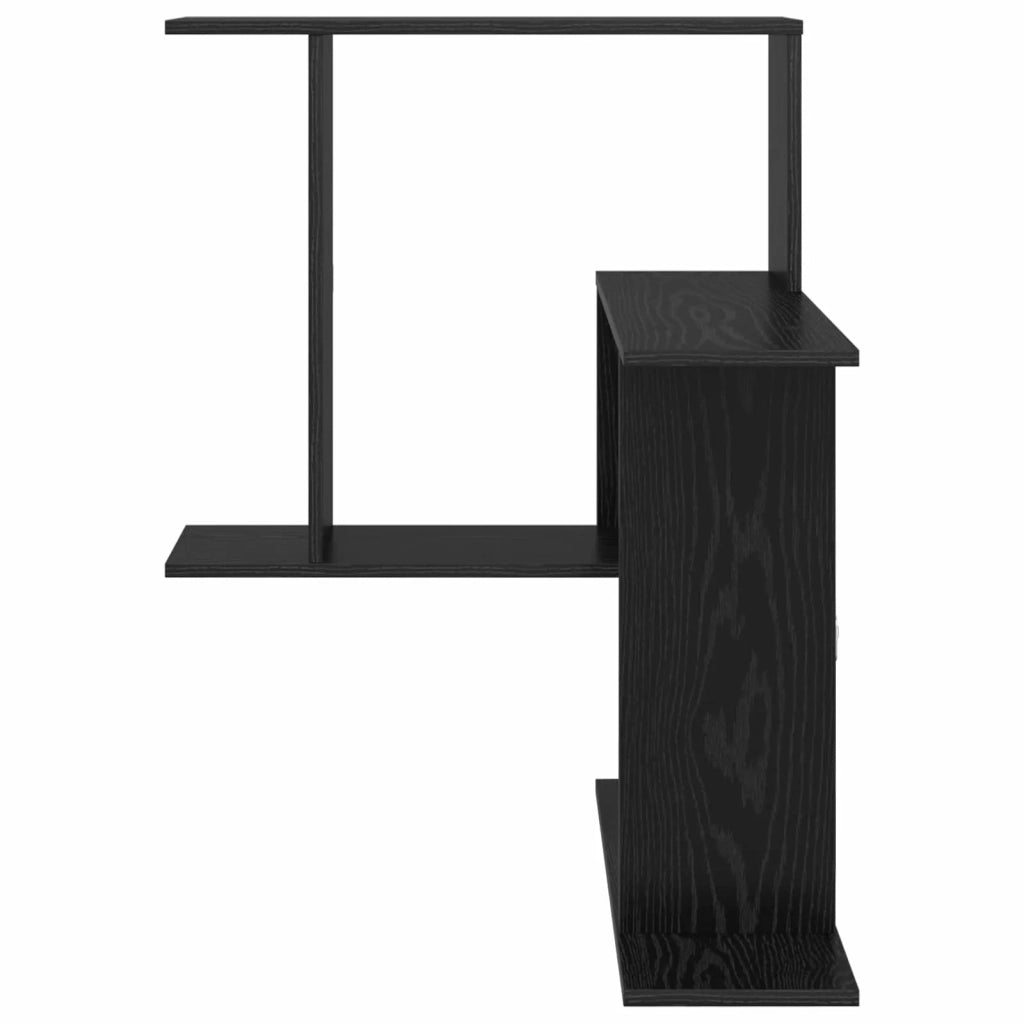 Scaffale da parete Rovere Nero 67 x 67 x 87 cm 8012221