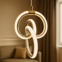 Lampada A Sospensione Led Lhj092-1cp Gold