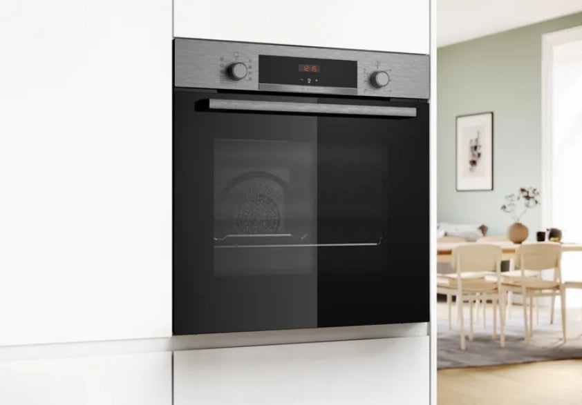 Bosch Serie 4 HBA514ES3 forno 71 L 3400 W Nero, Acciaio inox