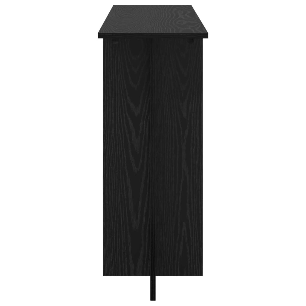 Tavolo consolle Rovere Nero 100 x 30 x 75 cm 8001168