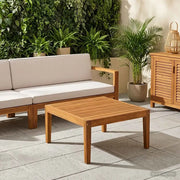 Tavolino da Giardino-Tavolo da Esterno Legno di Acacia Massello Naturale 536629