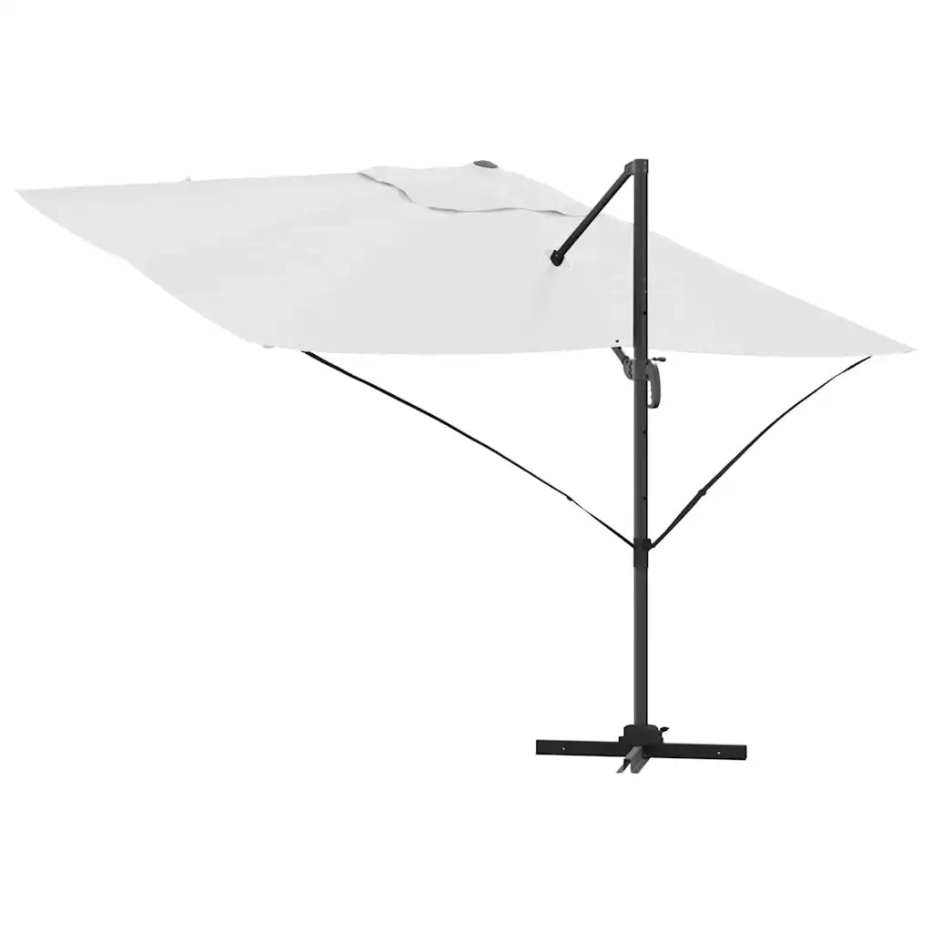 Ombrellone Sabbia 351 x 250 x 260 cm Poliestere e Alluminio 42003343