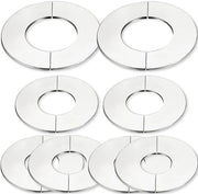 Tappo d'aria a snodo - Copertura per tubo - Wanddoorvoer - Inox - Ideale per condizionatori e fumi di scarico